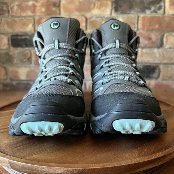 Merrell Womens Moab 2 Mid Gtx Hiking Boot Shoes Size 9.5 Gore Tex Sedona Sage - Picture 15 of 16